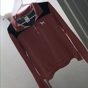 VS PINK Mauve Quarter Zip Up